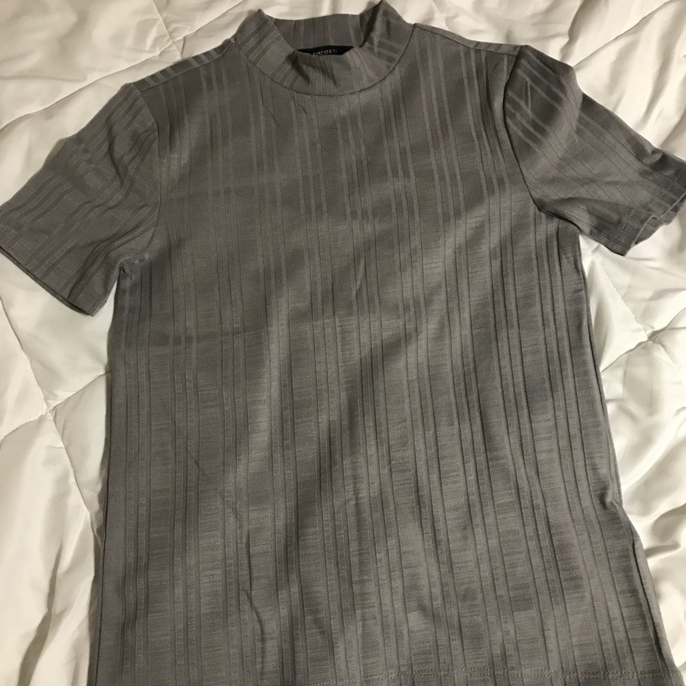 forever 21 gray top